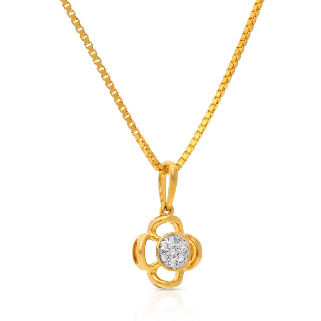 Sterling silver lotus pendant with chain