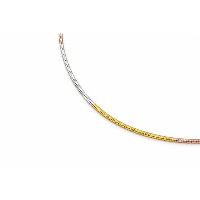 Close-up of the Tri-Tone Textured Anklet