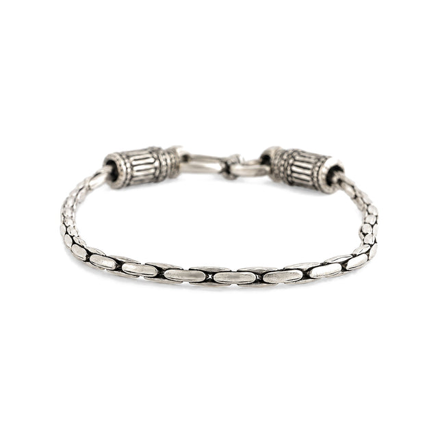 Oxidised Silver Link Bracelet - view 3