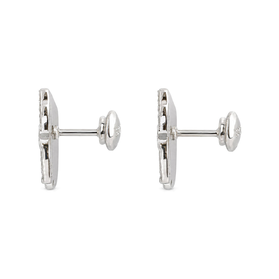 Enamel Wing Stud Earrings - view 3
