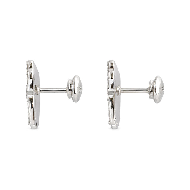 Enamel Wing Stud Earrings