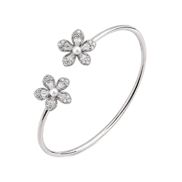 Zircon Flower Bracelet