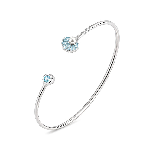 Aurora Shell Cuff Bracelet