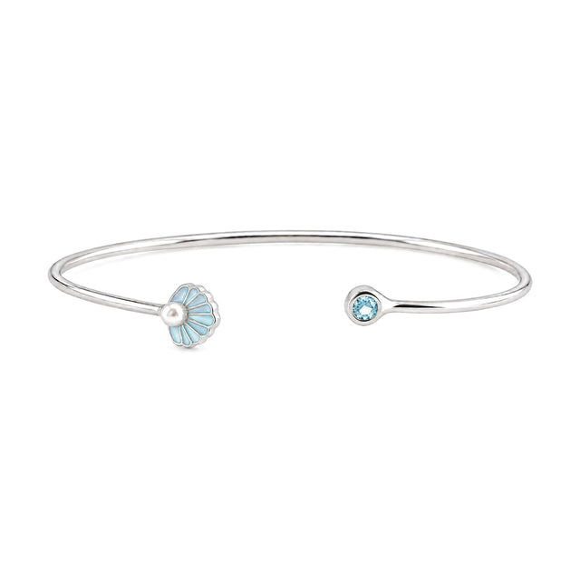 Aurora Shell Cuff Bracelet
