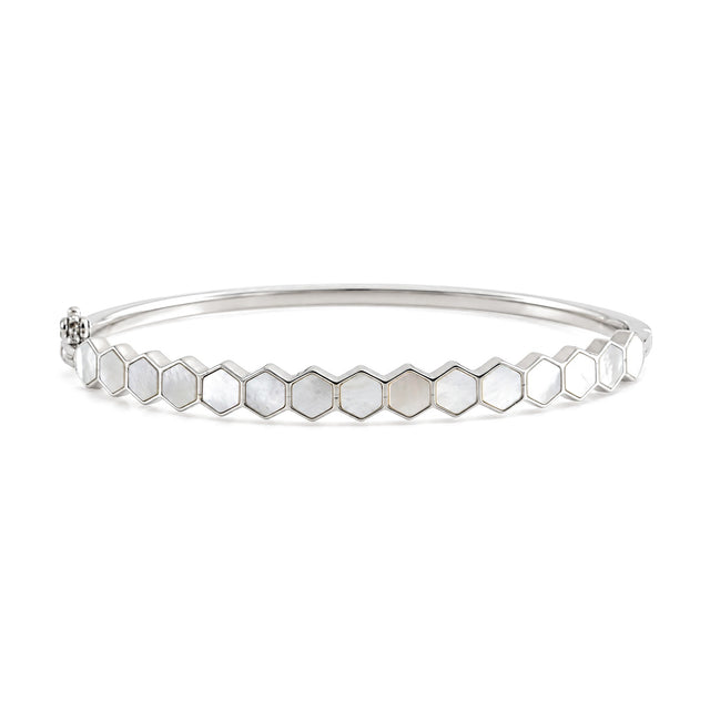 Mother of Pearl Mosaic Bracelet - view 3