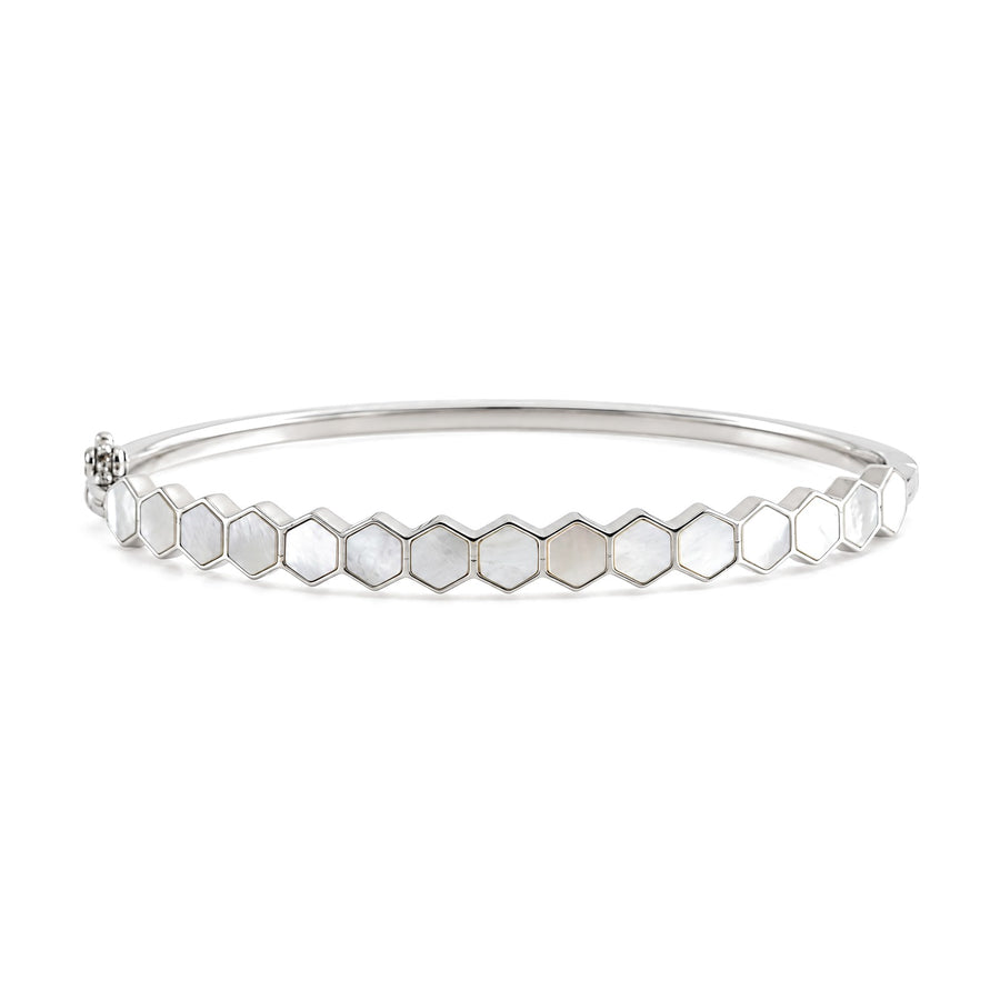 Mother of Pearl Mosaic Bracelet - view 3