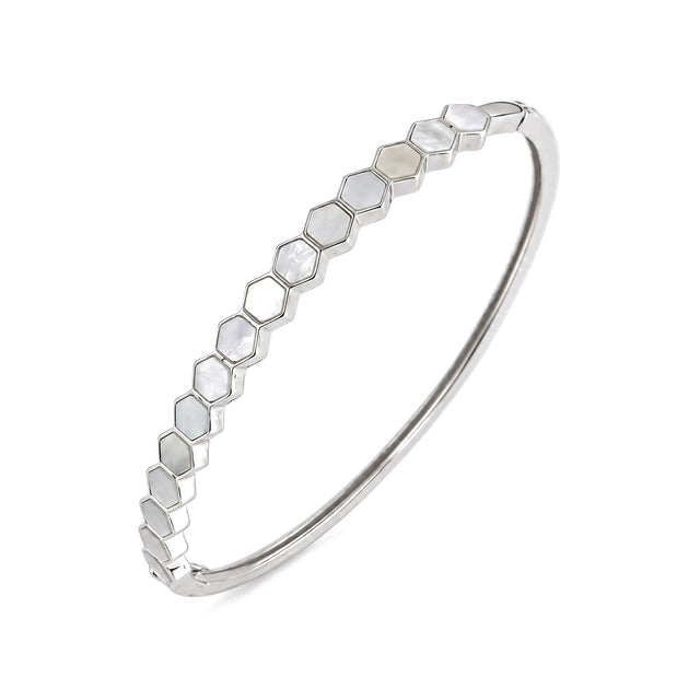 Mother of Pearl Mosaic Bracelet