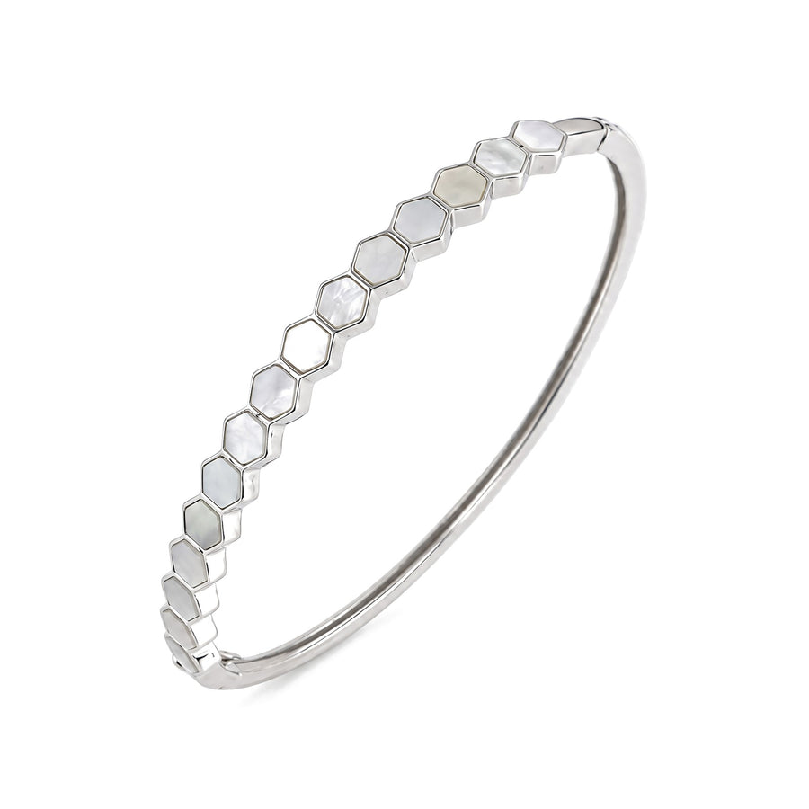 Mother of Pearl Mosaic Bracelet - view 1