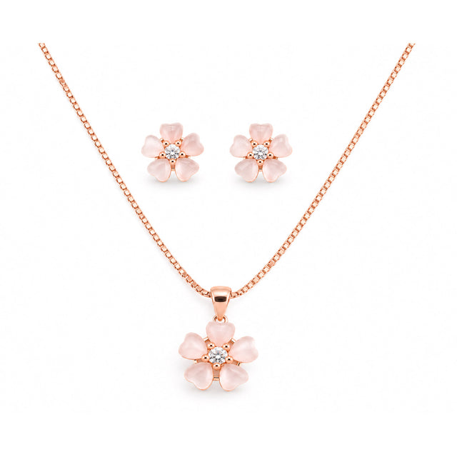 Blush Blossom Jewellery Set
