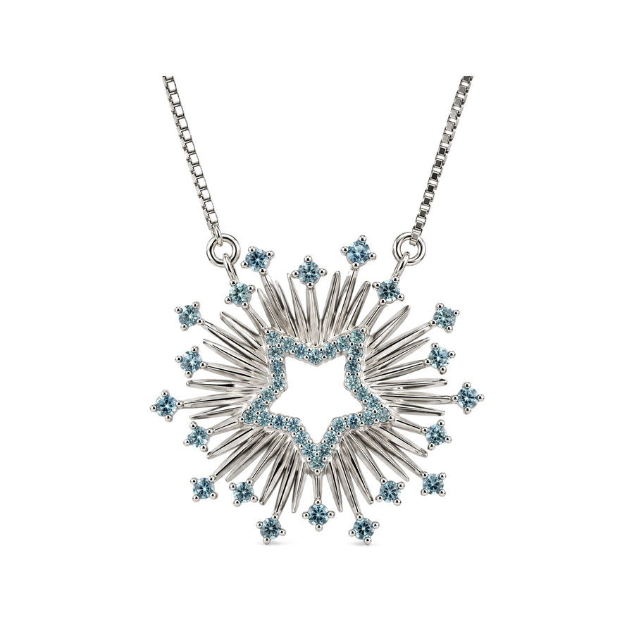 Aqua Mist Starburst Pendant - view 3