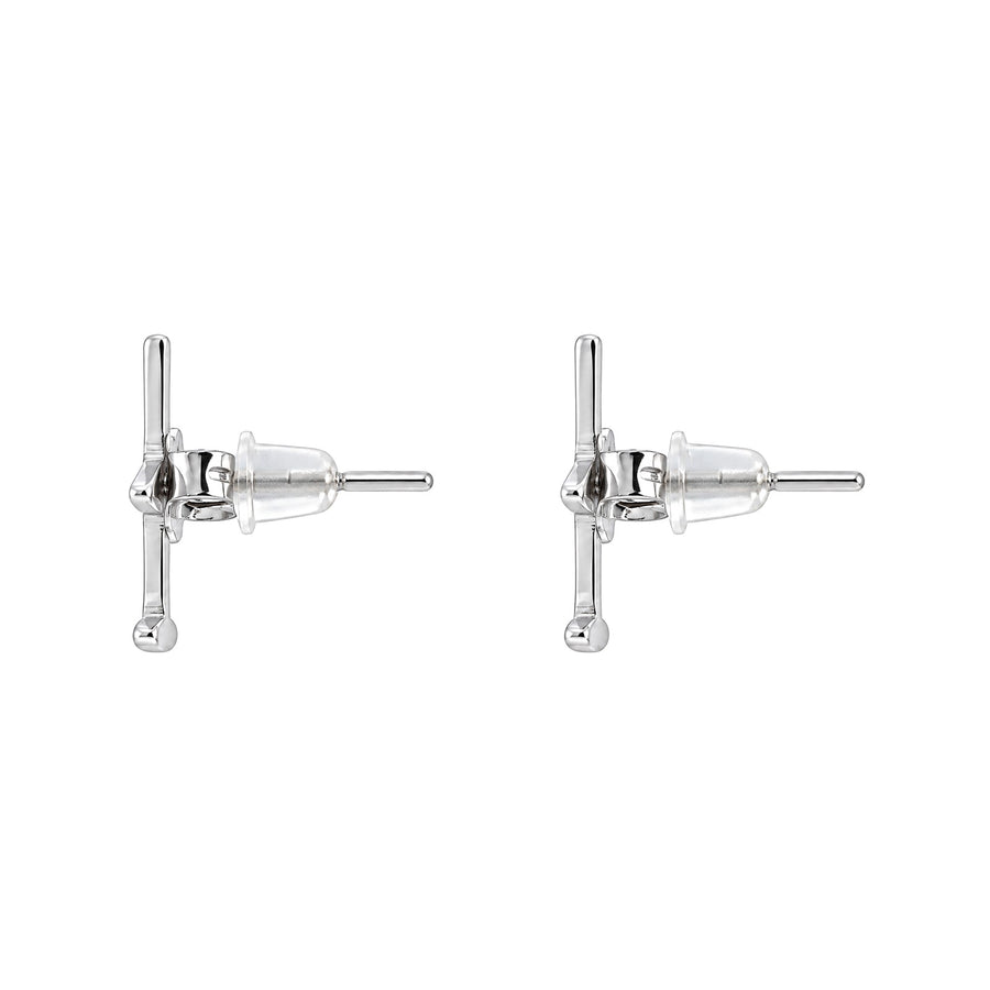 Airplane Enamel Stud Earrings - view 3