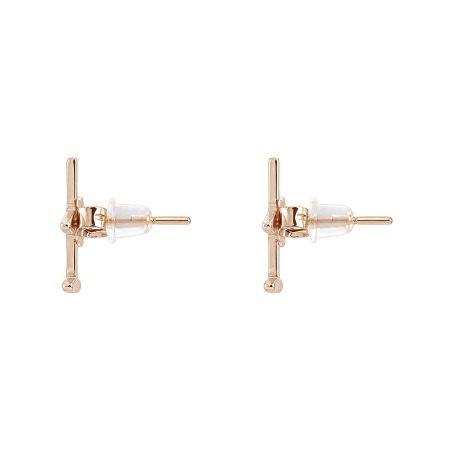 Airplane Enamel Stud Earrings