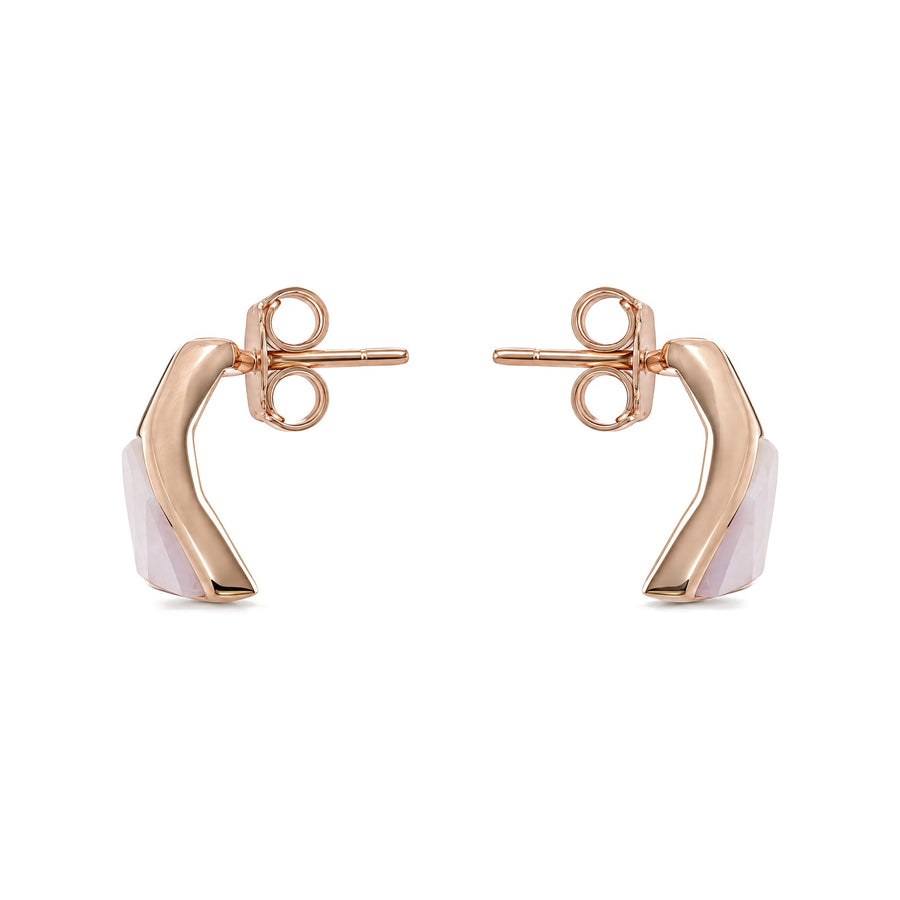 Geometric Muse Triangle Stud Earrings - view 5