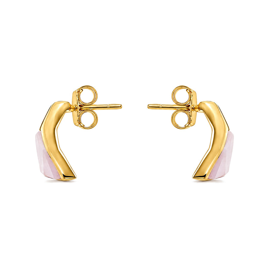 Geometric Muse Triangle Stud Earrings - view 7