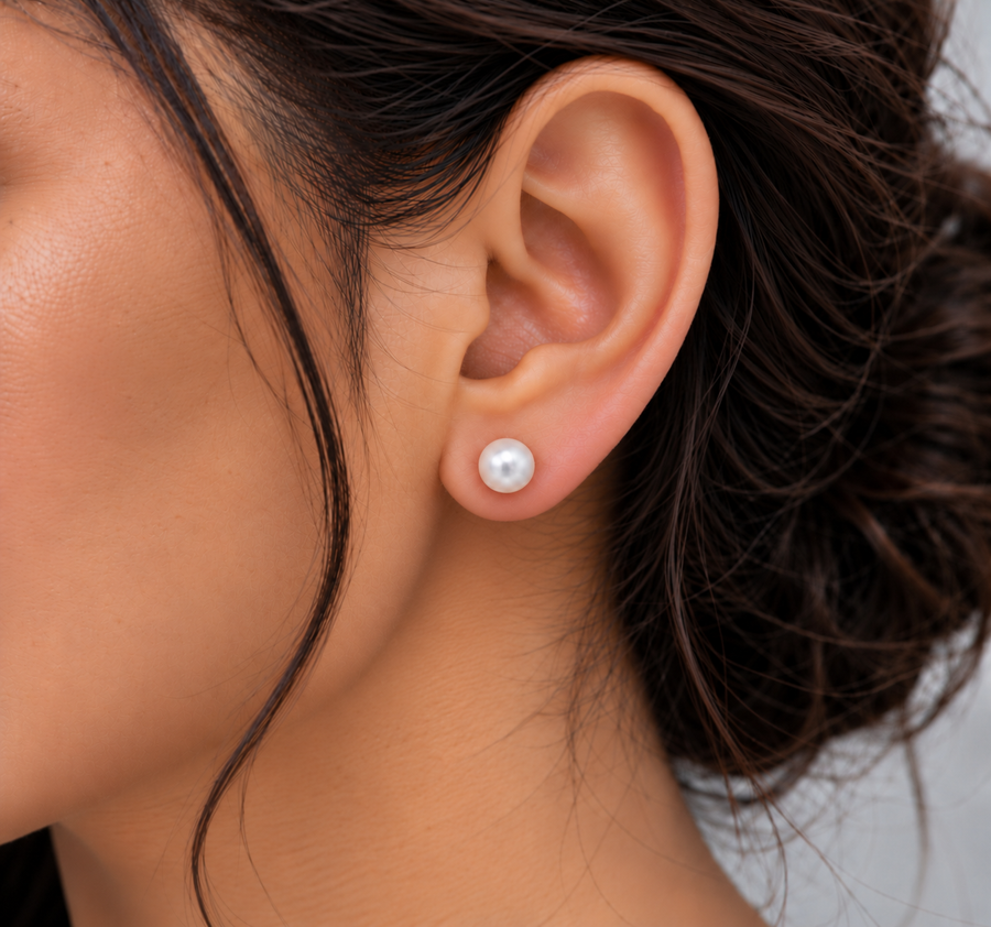 Pearl & Crystal 2-in-1 Earrings - view 5