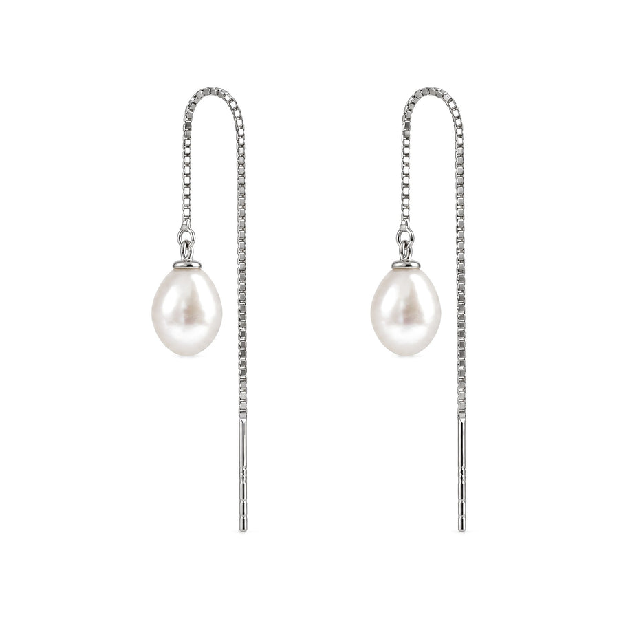 Freshwater Pearl Threader Earrings