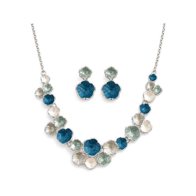 Meadow Bloom Necklace & Earrings Set
