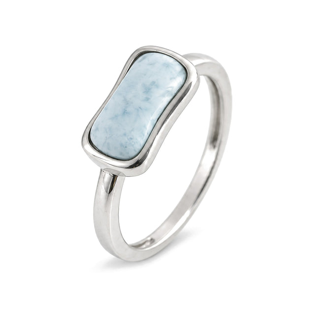 Pebble Larimar Ring