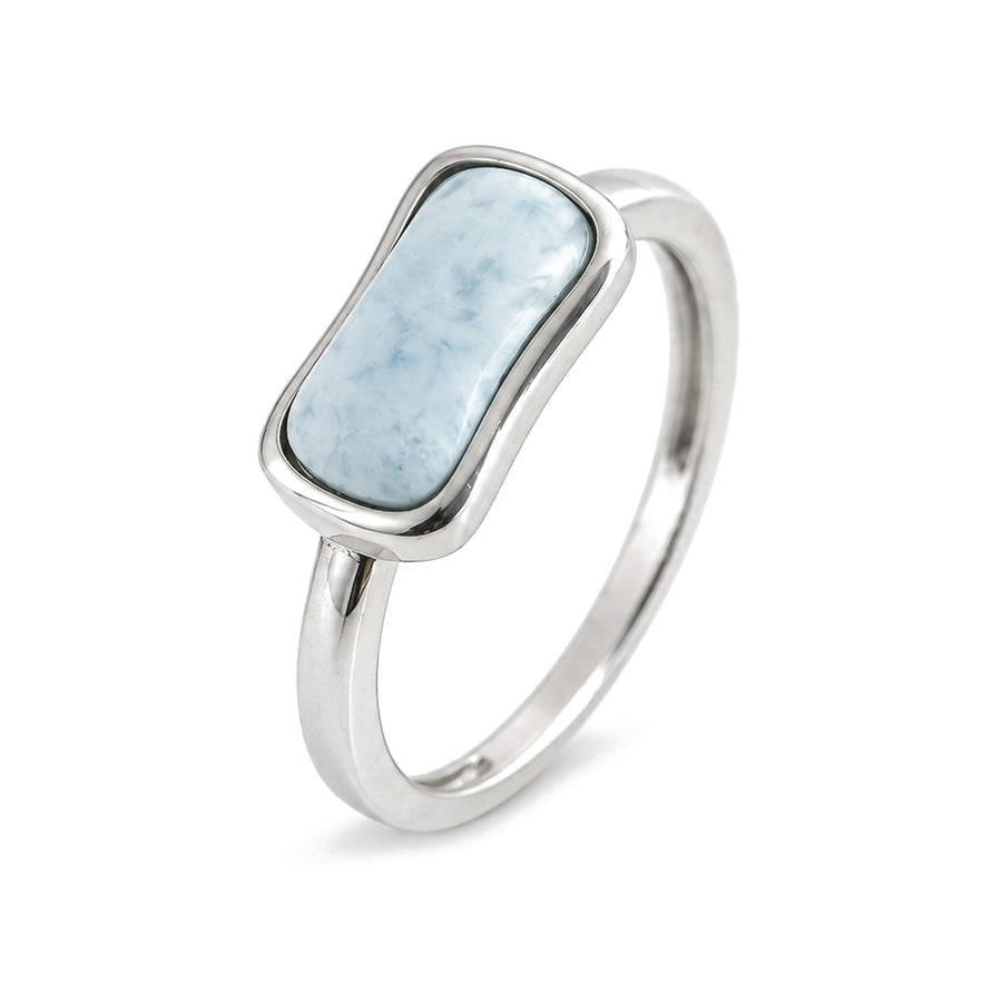 Pebble Larimar Ring
