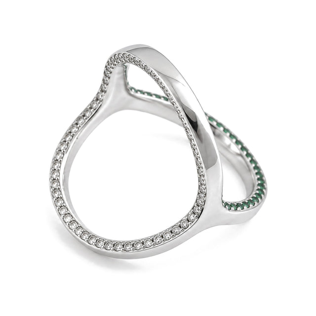Tri-Colour Zircon Ring