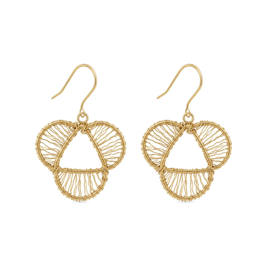 Trinity Wirework Drop Earrings