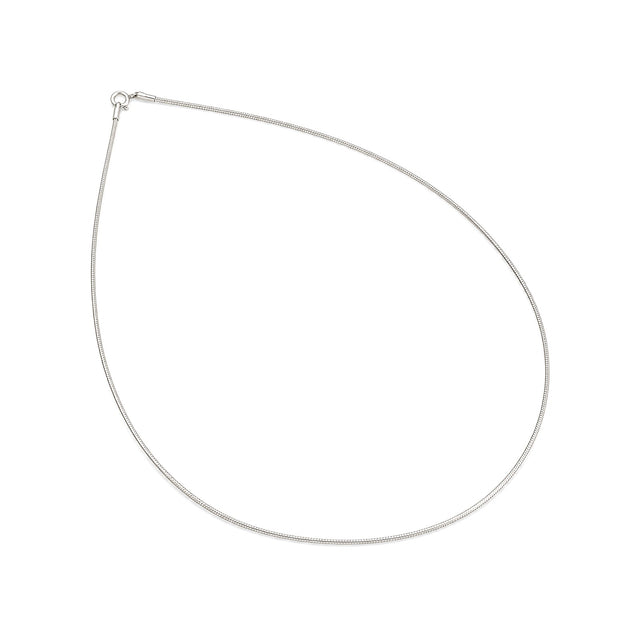 Silver Grace Torque Necklace