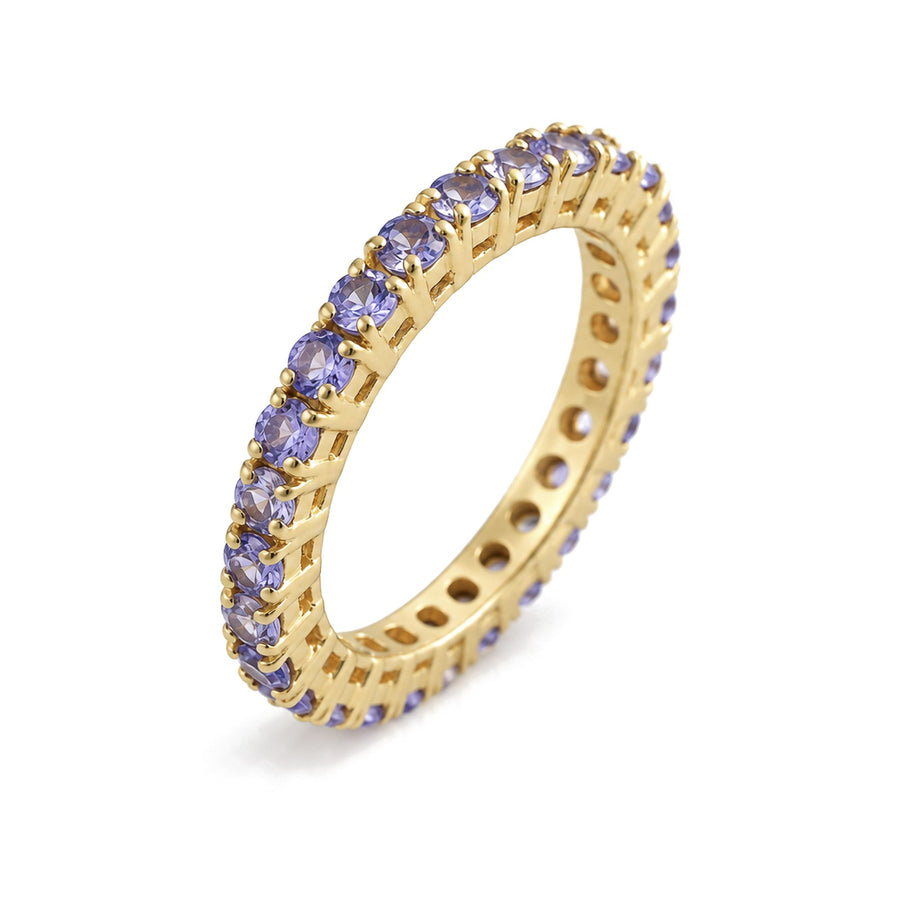 Tanzanite 18K Gold-Plated Band