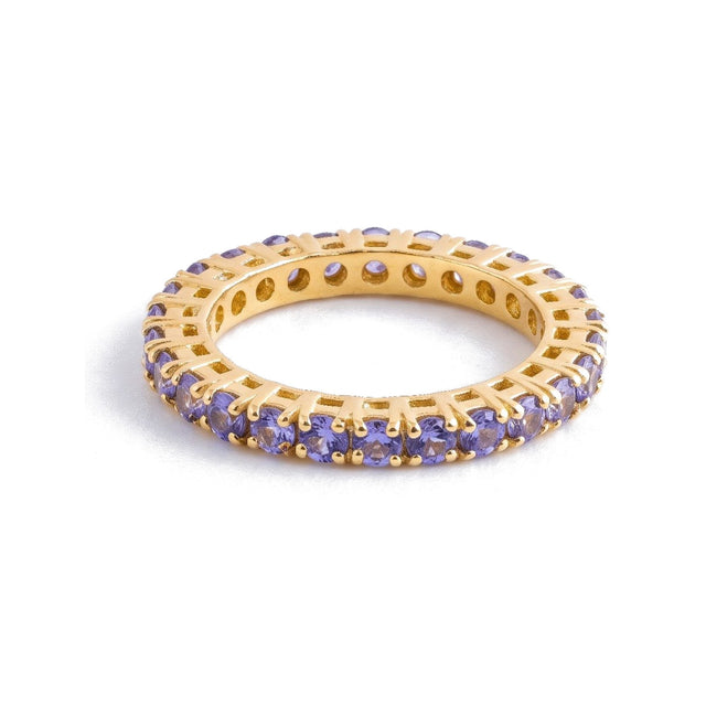 Tanzanite 18K Gold-Plated Band