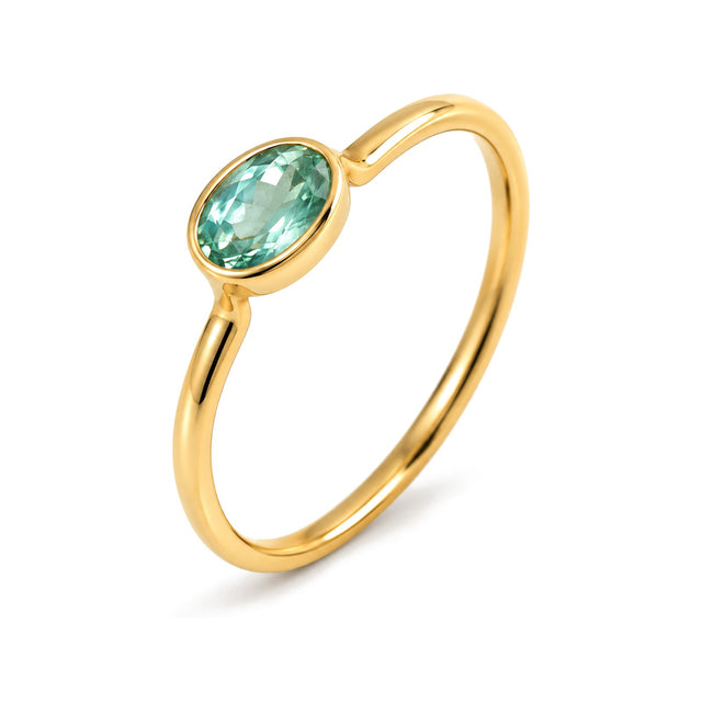 Emerald Dewdrop Ring
