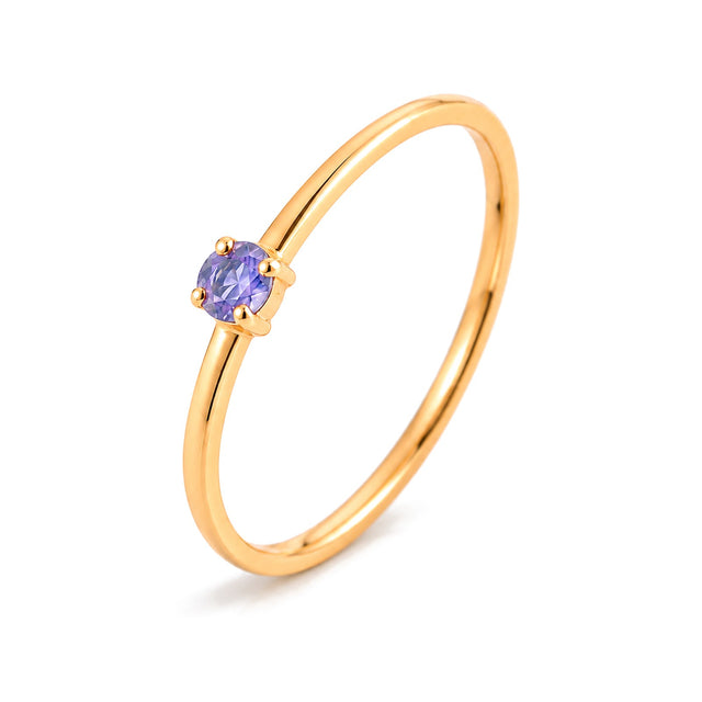 Tanzanite Glow Ring