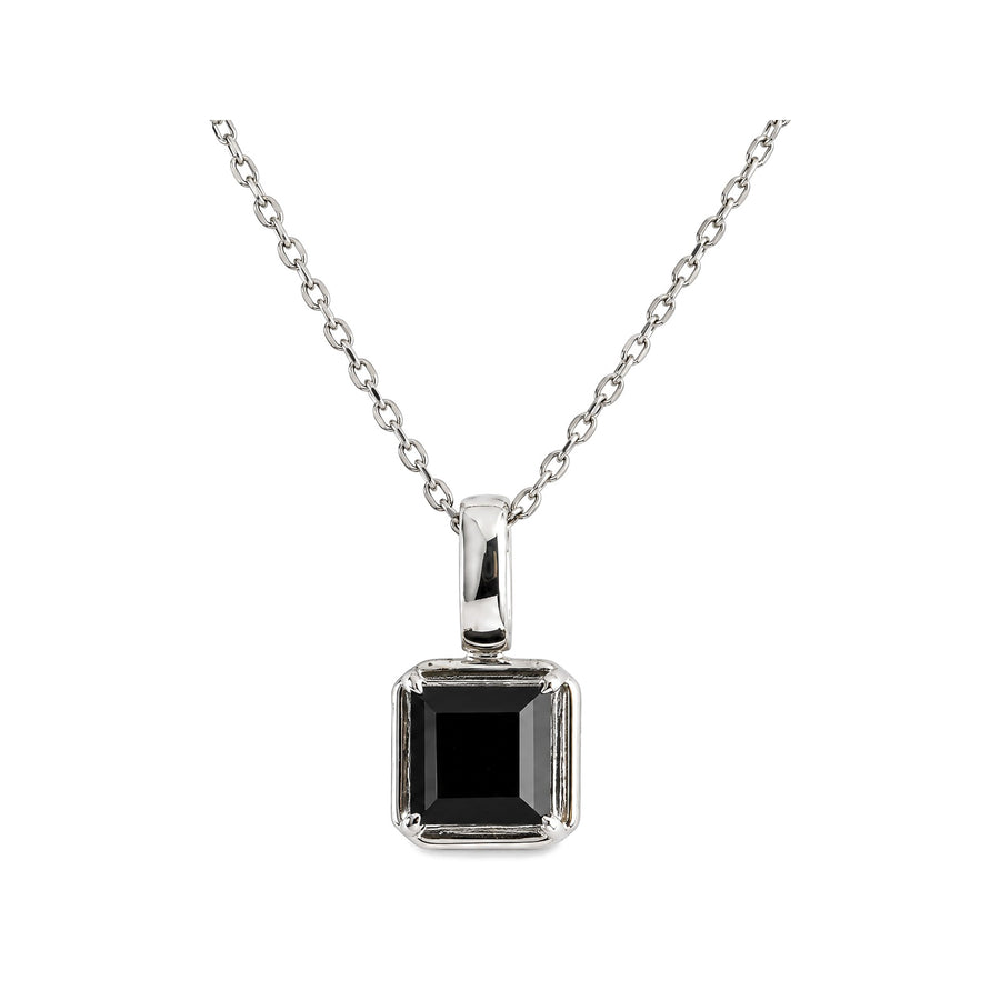 Black Onyx Square Pendant
