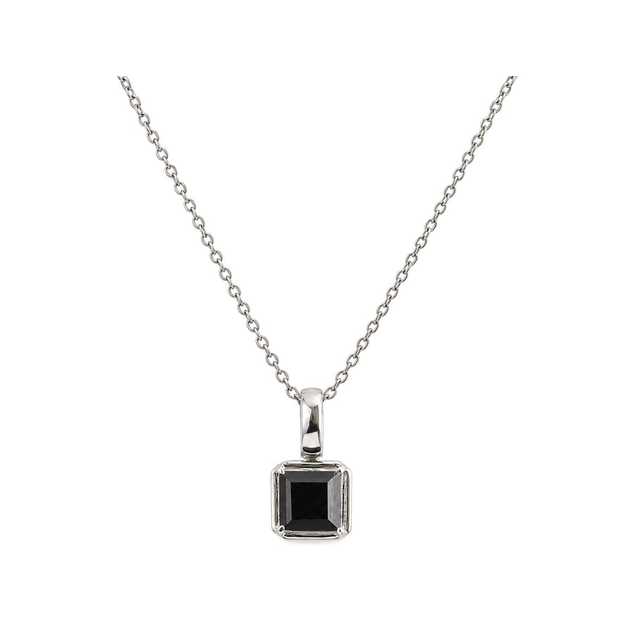 Black Onyx Square Pendant