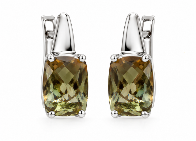 Zultanite Glass Drop Earrings