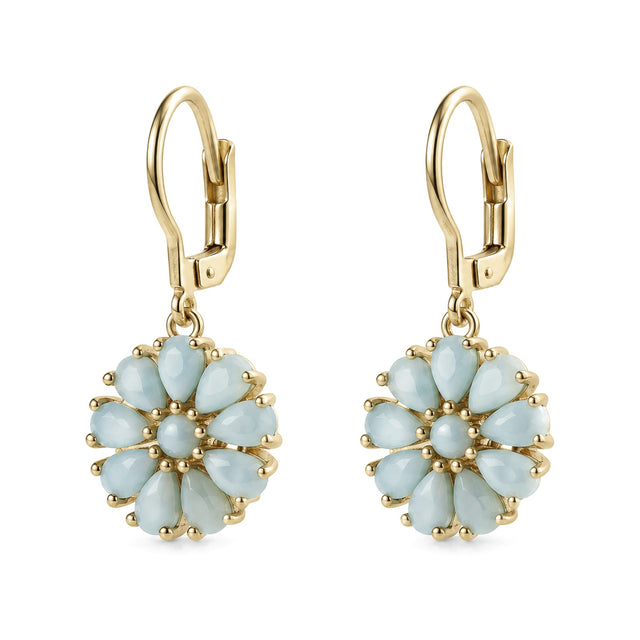 Dahlia Larimar Earrings