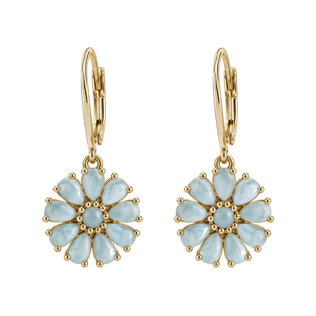Dahlia Larimar Earrings