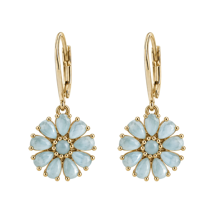 Dahlia Larimar Earrings