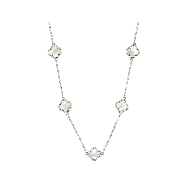 Mother of Pearl Clover Jewellery Set