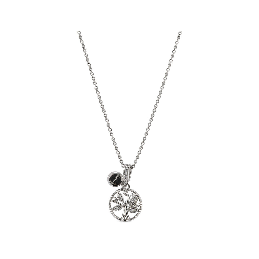 Tree of Life White Zircon Pendant - view 3