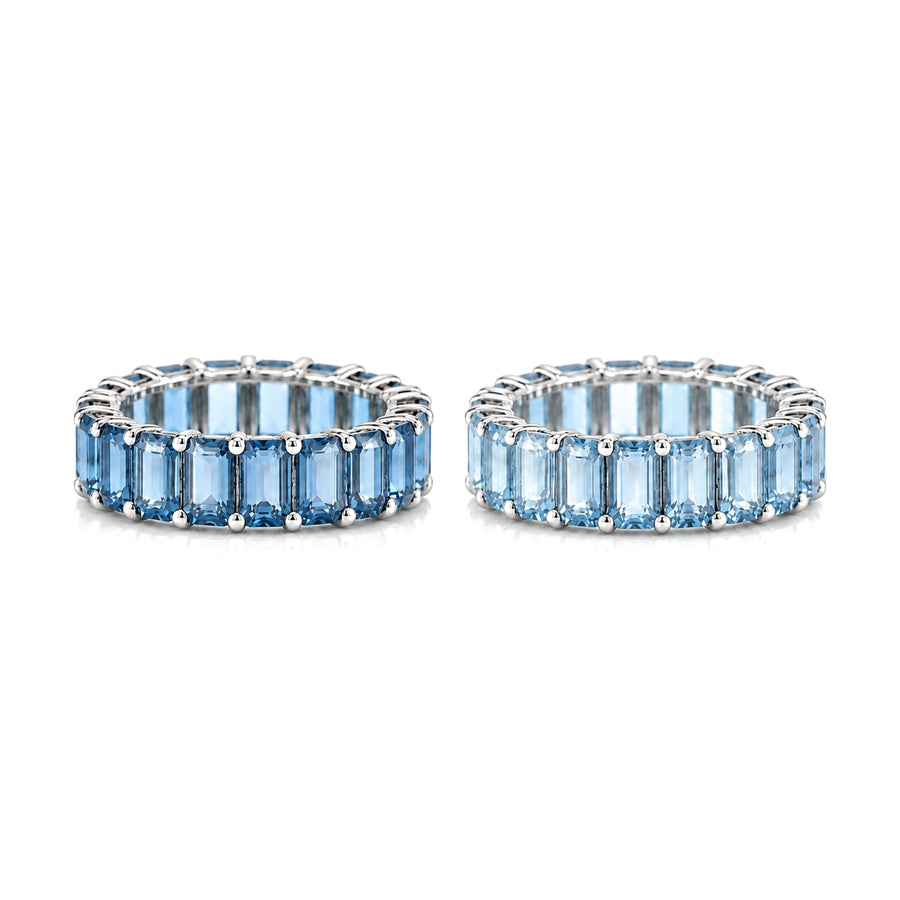 Sky Blue Topaz Spectrum Band - view 3